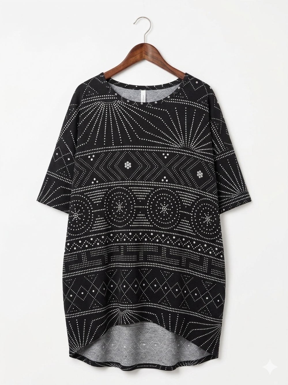 Lularoe NWOT Oversized Short Sleeve Tunic Cottony Stretchy